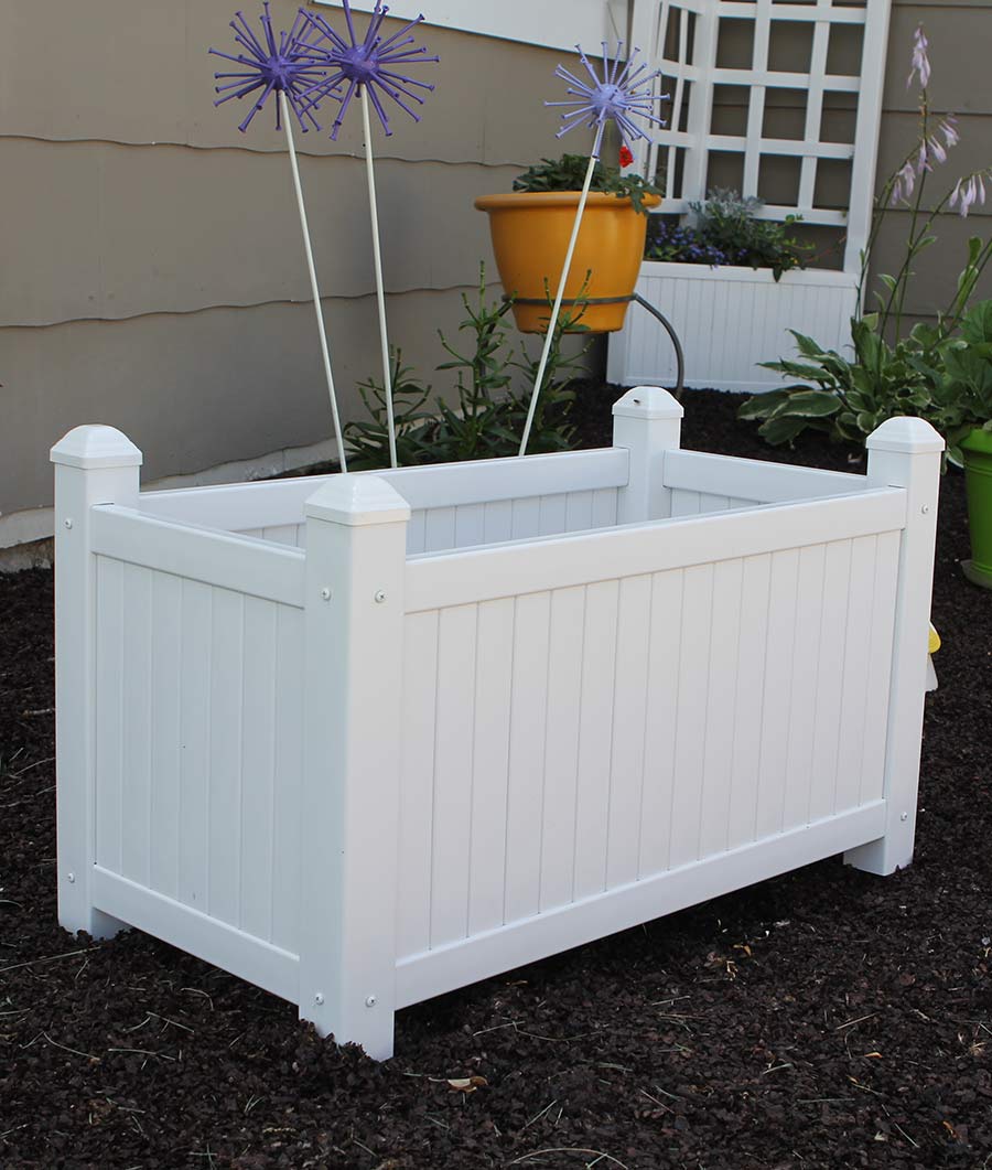 Large Slat Planter