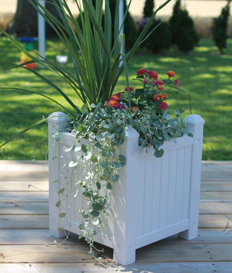 Small Slat Planter